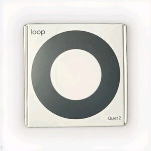 Loop Quiet 2 Earplugs for Noise Reduction 14dB Color: Black - Sealed Box